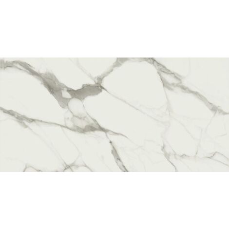 Carrelage aspect marbre Milano blanc poli 60x120 cm