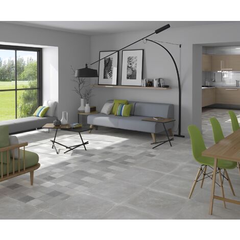 Carrelage Terre cuite Cambera gris tempo 60x60 cm