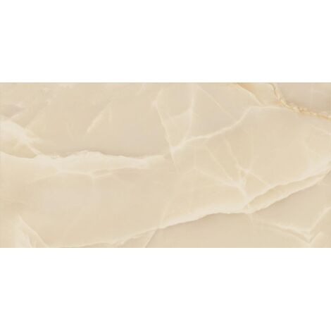 Carrelage effet marbre beige poli 60x120 cm – Finition brillante pour salles de bains et cuisines – Esthétique intemporelle – Baldocer