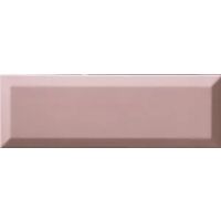 Carrelage métro rose brillant 10x30 cm – Faïence murale pour espaces modernes – Fini brillant pour murs d'accent – Style romantique – Ribesalbes