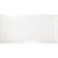 Carrelage mural uni métro blanc brillant 10x20 cm – Éclat intemporel pour espaces modernes – Facile à poser et à entretenir – Ribesalbes