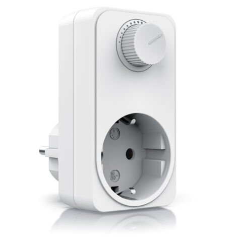 BEARWARE Steckdosendimmer mit Drehregler - von 20 bis 400 Watt - Universal Dimmer für die Steckdose - nur für Glühlampen - Helligkeitsregler (1/5)