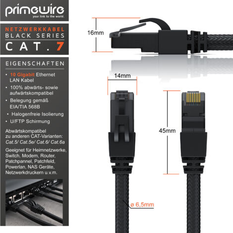 Csl- 25M Câble Réseau Cat 6 Rj45 - Câble Langigabit Ethernet 1Gbps Csl- 25M Câble Réseau Cat 6 Rj45 - Câble Langigabit Ethernet 1Gbps