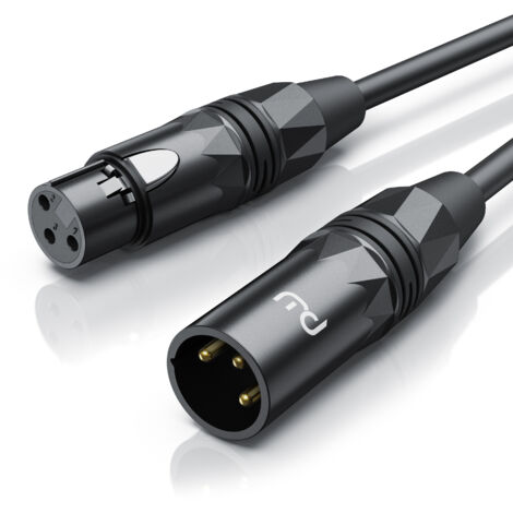 Primewire XLR Audio Kabel, XLR Stecker zu Buchse, NF-Audiokabel - 5m