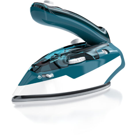 MyBeo Travel Reisebügeleisen, 1100 Watt Bügeleisen mit Dampf und Edelstahl Gleitsohle (1/5)