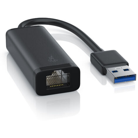 CSL Netzwerkadapter USB 3.0 Typ A Stecker auf RJ-45 Gigabit Ethernet Buchse, externe Netzwerkkarte (1/5)
