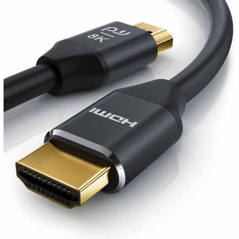 Primewire 8K Premium HDMI Ultra High Speed Kabel 2.1 7680 x 4320 @ 120 Hz mit DSC - 1,5m