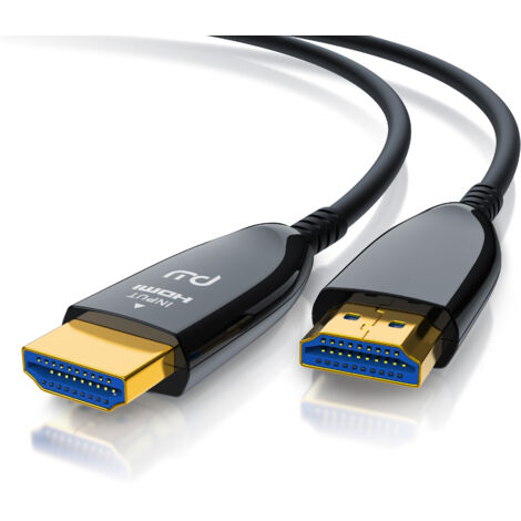 Primewire - HDMI Kabel 2.1 Glasfaser, 8K 120Hz, 4k 240Hz, optisches Kabel, HDR10+ 3D eARC CEC, HDCP 2.3 HDMI Kabel Ultra High Speed, Glasfaserkabel - 25m