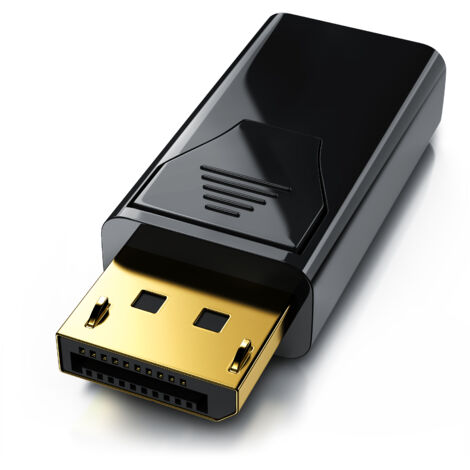 CSL - DisplayPort auf HDMI Adapter - DP 1.2 4K Ultra HD 4K x 2K bei 30Hz - Full HD 1080p - 32 Bit True Color - 3D - HDCP - ideal für PC und MAC (1/5)