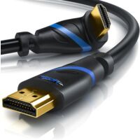 Primewire 8K Premium HDMI Ultra High Speed Kabel 2.1 270° gewinkelt, 7680 x 4320 @ 120 Hz mit DSC - 0,5m