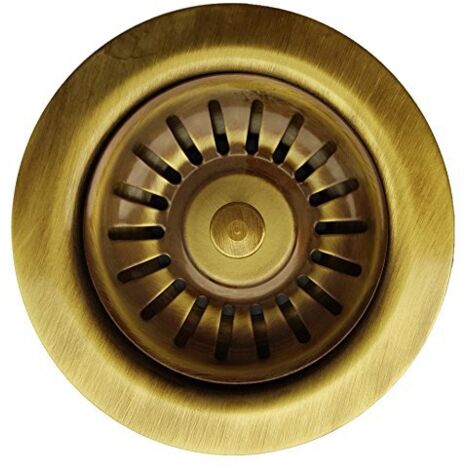 Piletta basket 1"1/2 in ottone bronzato per lavello 480800BR11/2