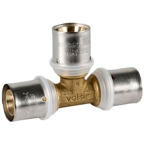 Raccordo a Tee intermedio 20x2,5 - Pexal Brass - raccordo a pressare VS0170711 (1/2)