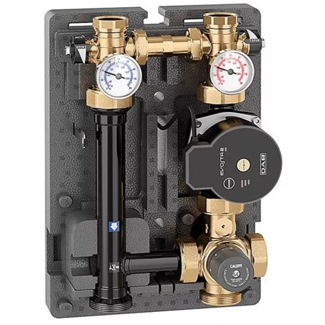 CALEFFI 166 Gruppo Regolazione Termostatica Ø1"F Pompa Evosta2 70/130 - 166600HE5