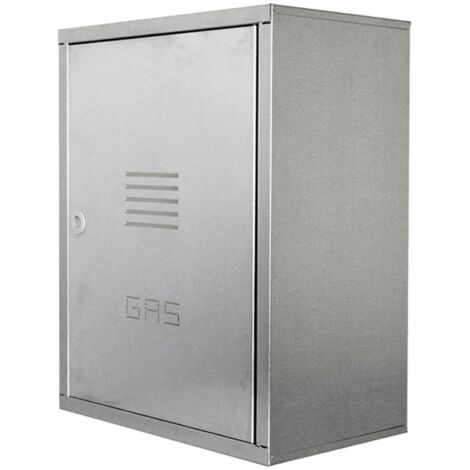 Cassetta zincata per contatore gas - a porta unica - dim. 500 x 400 x 240 mm (pannello posteriore da acquistare separatamente) 00000050440