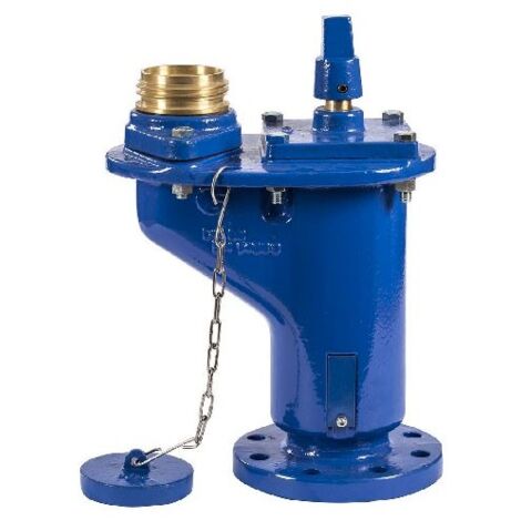 Art. 64/A - Idrante sottosuolo modello EUR a norma UNI EN 14339 flangiato con sbocco UNI 810 In ghisa EN-GJL-250 secondo UNI EN 1563 0549C.064