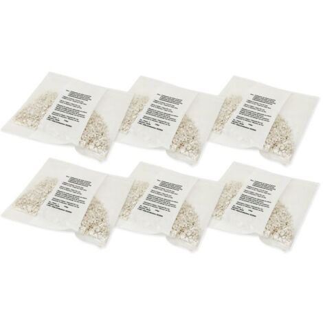 ABX 01 Kit composto da 6 confezioni (6 x 130 g) di carbonato di calcio per neutralizzatore di condensa acida per BRIX 520203