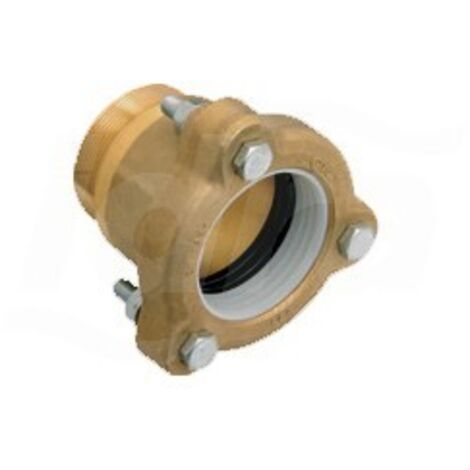 TOF/M raccordo monogiunto per PE con filetto maschio con anello in plastica ø75 x 2"1/2 01010010F (1/2)