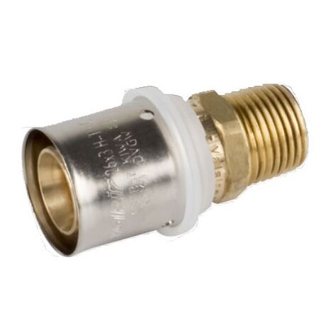 Raccordo diritto maschio 50x4 x 2" - Pexal Brass - raccordo a pressare VS0130635 (1/2)