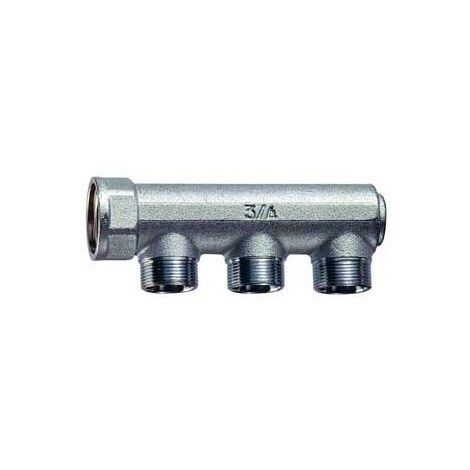 3050 - Collettore F cromato INT. 36 mm - Misura 1" - 3 derivazioni 3050 1 (1/2)