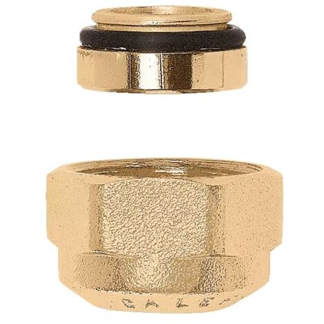 CALEFFI 386 Tappo Femmina Diam.3/4" Per Collettori - 386500 (1/2)
