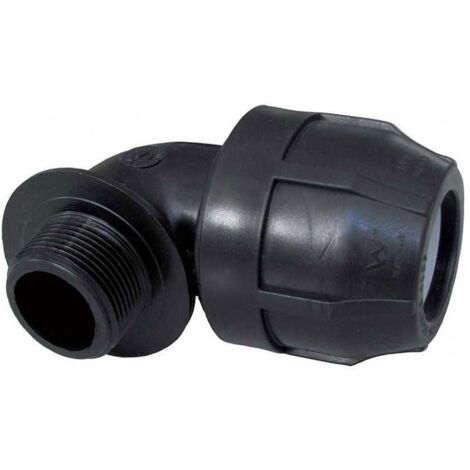 Aexit 1/2' 'NPT a 1/2' 'PT Filettatura maschio Giunto a gomito da 90 gradi ID: 180540