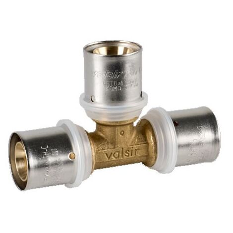Raccordo a Tee intermedio ø50x50x50 Pexal Brass - raccordo a pressare VS0131135 (1/2)