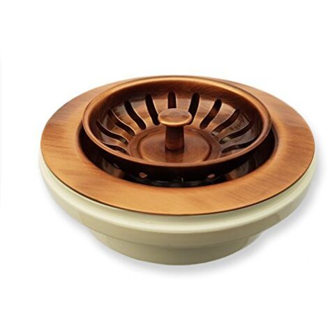 Piletta basket 1"1/2 in ottone ramato per lavello 480800RA11/2