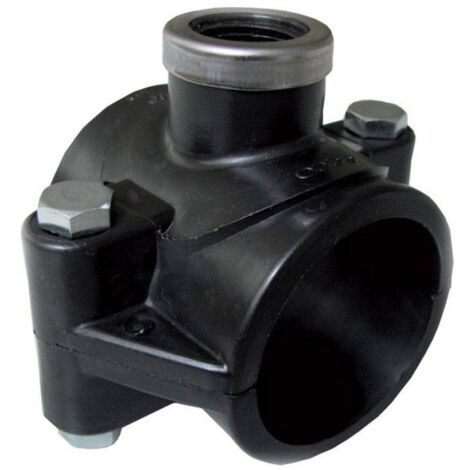 Presa a staffa semplice Nupi diametro 25 mm 3/4" in PE 10KPS2534