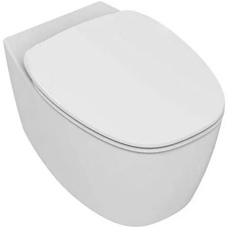 Wc sospeso con sedile Ideal Standard Dea bianco Aquablade T329101