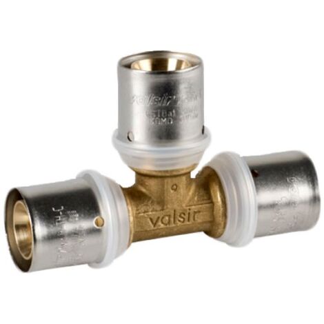 Raccordo a Tee intermedio 40x3,5 x 40x3,5 x 40x3,5 - Pexal Brass - raccordo a pressare VS0131125 (1/2)