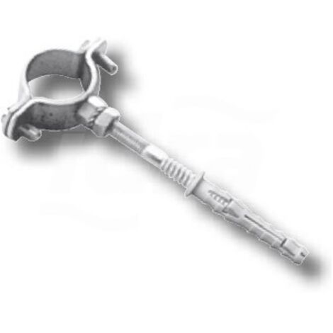 Collare ø3/4" fissaggio tubo con vite e tassello inox 304 155304304