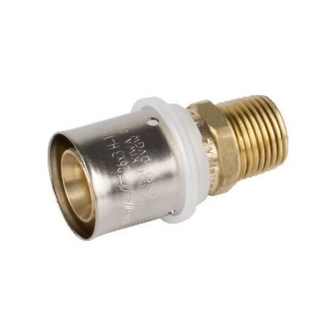 Raccordo diritto maschio 50/4 x 1"1/2 Pexal Brass - raccordo a pressare VS0130633 (1/2)