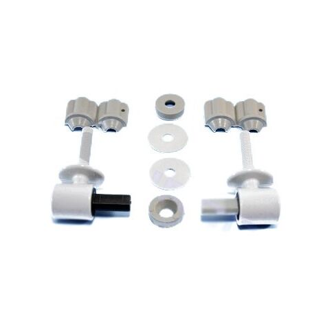 Ceramica Dolomite Gemma 2 set cerniere ricambio per sedile J523301 J5239BJ (coppia cerniere) J5239BJ - - IDEAL STANDARD - -