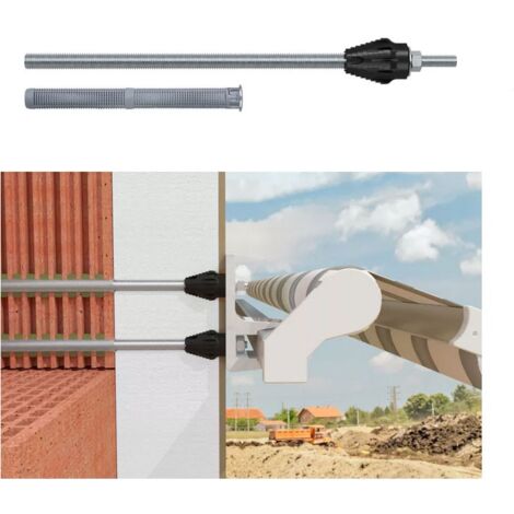 Kit Tasselli Fischer Thermax Per Cappotto Termico - M12, Fino 170mm, Per Carichi Pesanti, 20 Pezzi - Foto 11