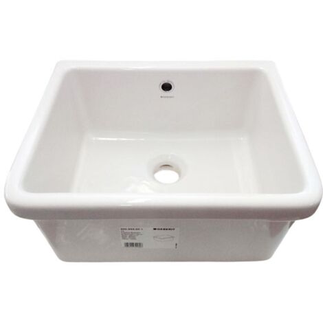 Geberit PUBLICA RUSCELLO lavatoio L.50 cm polivalente, colore bianco finitura lucido 500.894.00.1