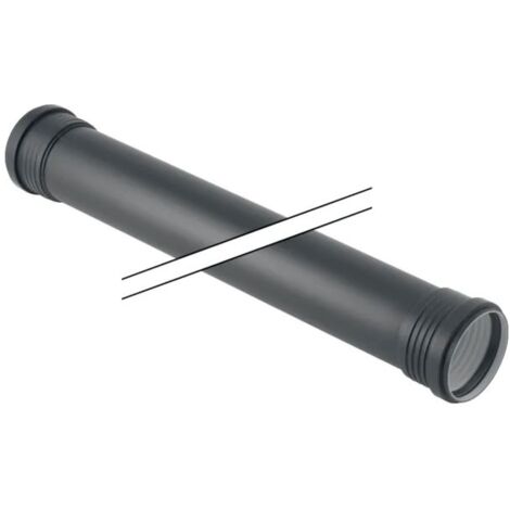 Tubo Geberit Silent-PP con due bicchieri ø125 x L.2000mm 390.613.14.1 (1/2)