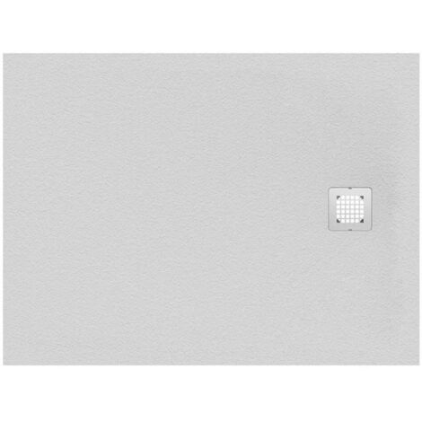 Ideal Standard Ultraflat S piatto doccia rettangolare L.100 P.80 cm ultrasottile, colore bianco finitura opaco effetto pietra K8219FR