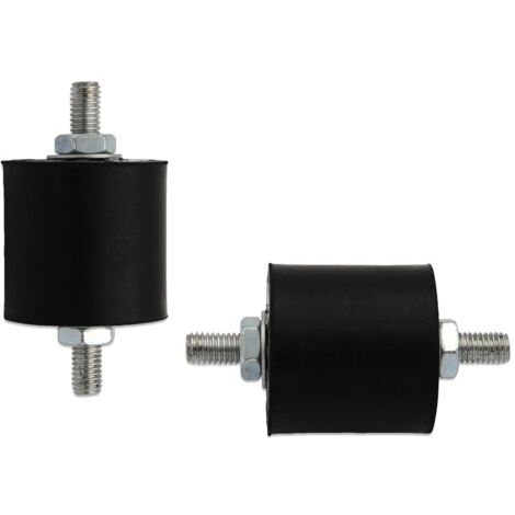Kit antivibranti 40x40 mm per staffe con inserti metallici filettati M8 (4 pz.) 00000011222 (1/3)