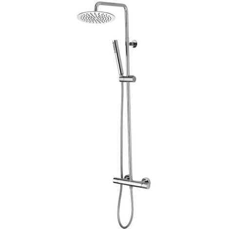 TETIS ø 250 mm - Monocomando - Colonna murale in ottone sezione ø 20 mm L10146000030008
