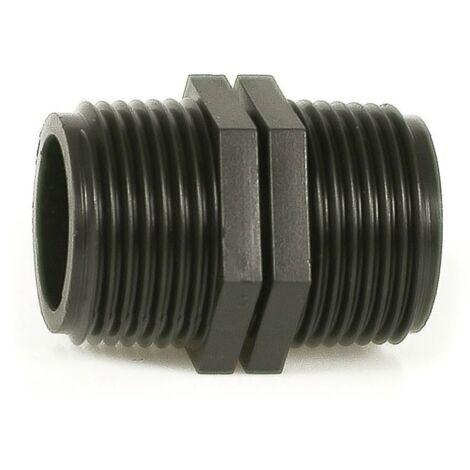 Nipplo - niples riduzione filettata maschio maschio - PN10 in polipropilene IR60720M0N250