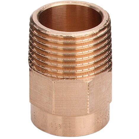 Manicotto FM 14-3/4" bronzo, estremità a saldare femmina, filettatura R 467760 (1/3)