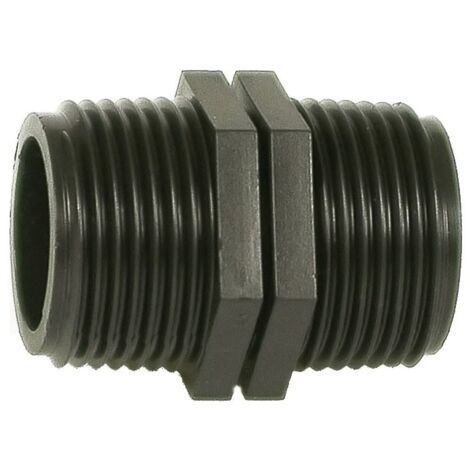 Nipplo - niples riduzione filettata maschio maschio - PN10 in polipropilene IR60720M0N320 - - IRRITEC - -