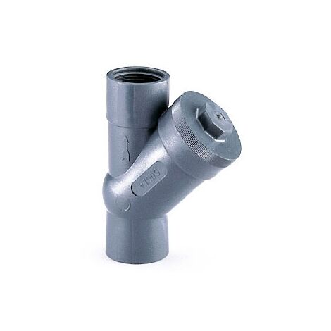 Valvola di ritegno a palla DN 2", attacco FF. Corpo PVC. Sfera alluminio rivestimento NBR (nitrile) 149B5224
