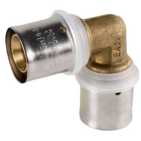 Raccordo gomito intermedio 50x4 x 50x4 - Pexal Brass - raccordo a pressare VS0130833 (1/2)