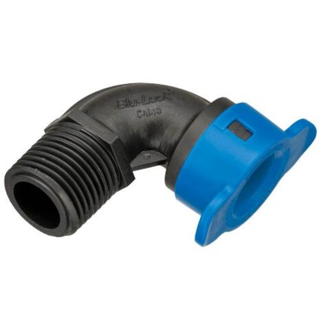 Gomito a 90 gradi 1/2" Maschio Femmina per collegamento irrigatori Blu-Lock INMBL410005