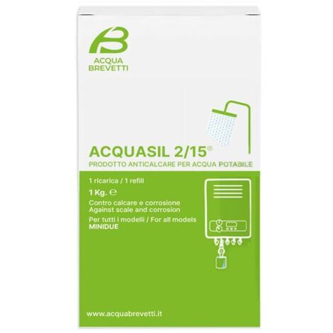 ACQUASIL 2/15 Per tutti i modelli MiniDUE -Scatola contenente n.1 ricarica da Kg. 1 PC104