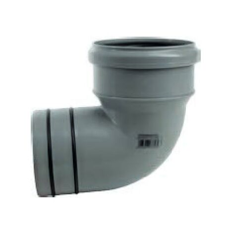 Curva in pp riduzione al pvc diam. 110 / 100 valsir 45° con oring (1/2)