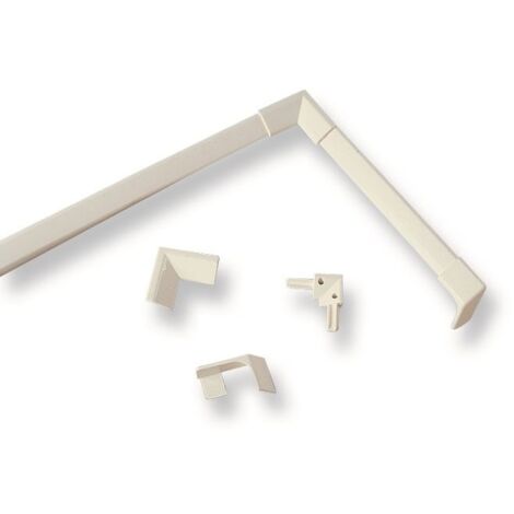 Kit profilo bordo rigido per vasca da bagno, colore bianco 777000PB