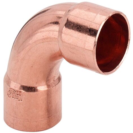 Curva a 90° rame FF ø54 mm estremità a saldare femmina 104115 (1/3)