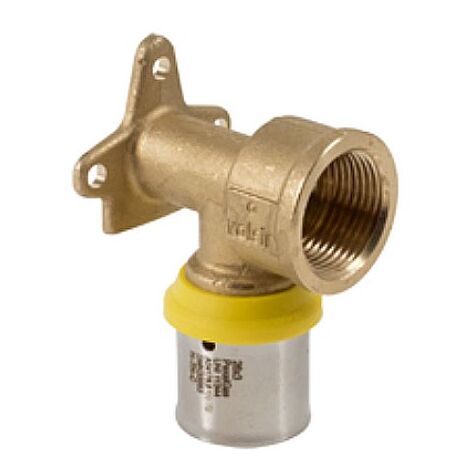 Raccordo flangiato 16x2 x 1/2" - Pexal Gas - raccordo a pressare VS0181005 (1/2)